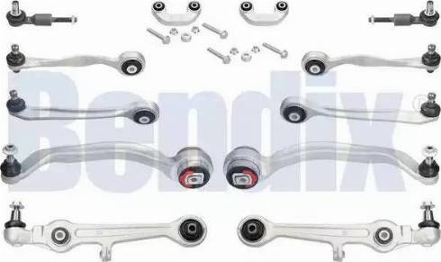 BENDIX 043411B - Kit braccio oscillante, Sospensione ruota www.autoricambit.com