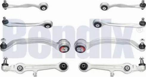 BENDIX 043118B - Kit braccio oscillante, Sospensione ruota www.autoricambit.com