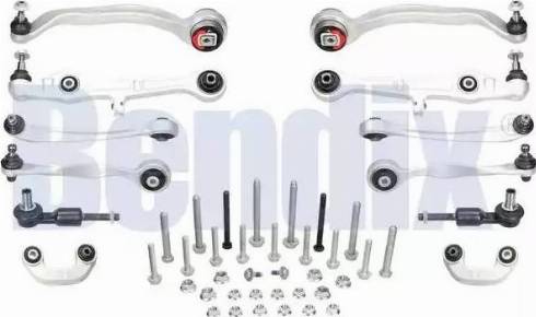 BENDIX 043130B - Kit braccio oscillante, Sospensione ruota www.autoricambit.com