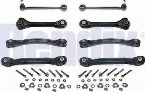 BENDIX 043126B - Kit braccio oscillante, Sospensione ruota www.autoricambit.com