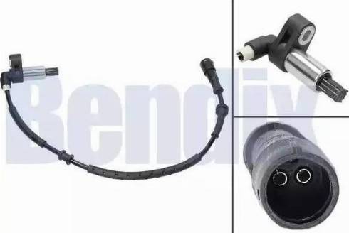 BENDIX 058280B - Sensore, N° giri ruota www.autoricambit.com