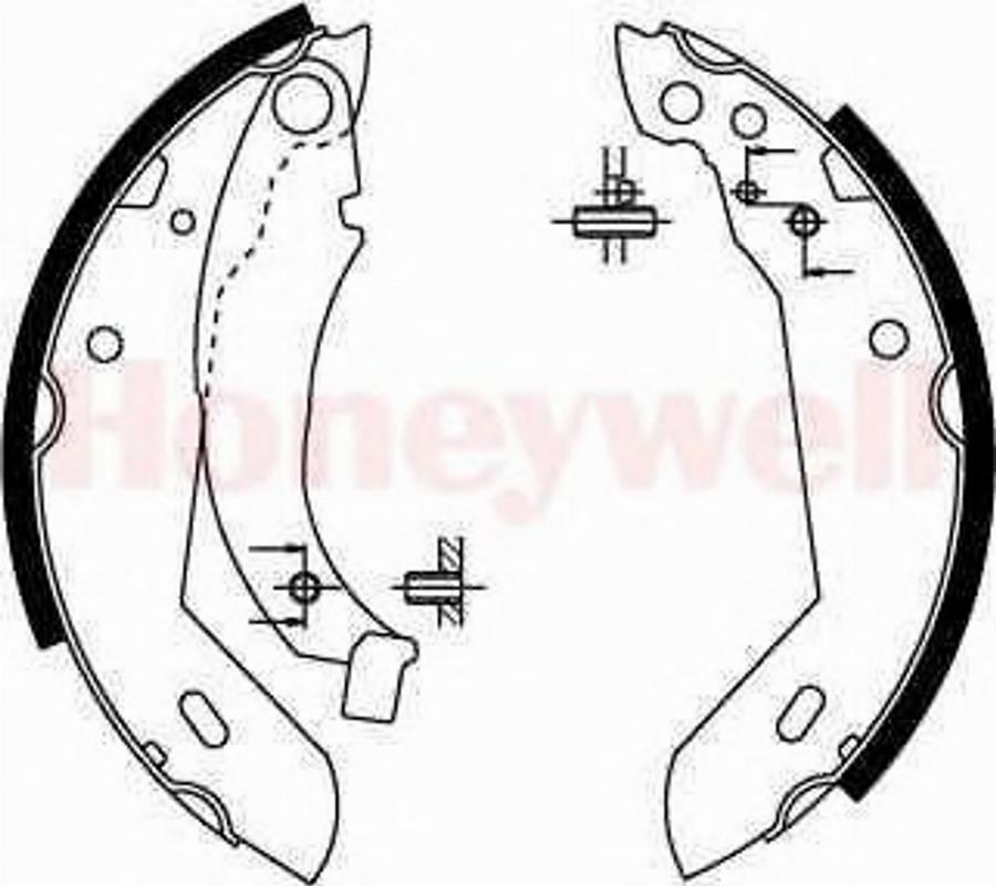 BENDIX 361313 B - Kit freno, freni a tamburo www.autoricambit.com