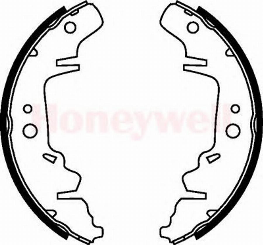 BENDIX 362390B - Kit freno, freni a tamburo www.autoricambit.com