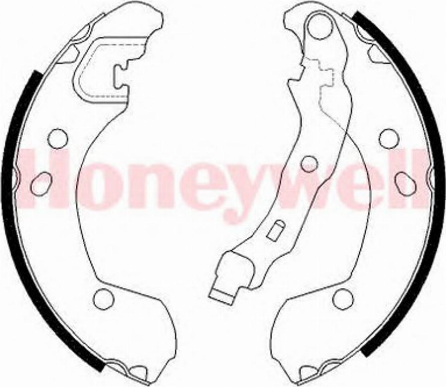 BENDIX 381490B - Kit freno, freni a tamburo www.autoricambit.com