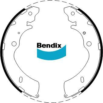 BENDIX BS5010 - Kit freno, freni a tamburo www.autoricambit.com