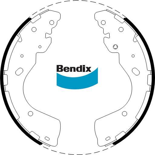 BENDIX BS5021 - Kit freno, freni a tamburo www.autoricambit.com