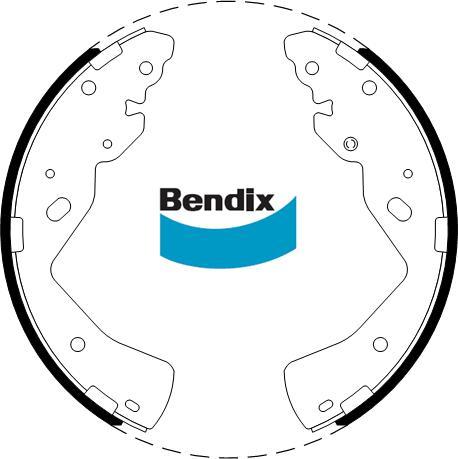 BENDIX BS5023 - Kit freno, freni a tamburo www.autoricambit.com