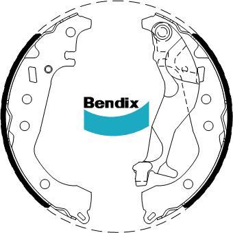 BENDIX BS5276 - Kit freno, freni a tamburo www.autoricambit.com