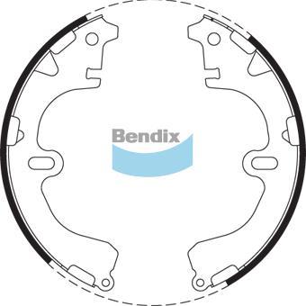 BENDIX BS1490 - Kit freno, freni a tamburo www.autoricambit.com