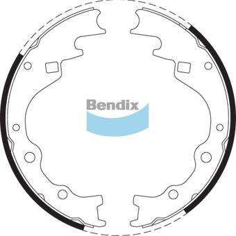 BENDIX BS1587 - Kit freno, freni a tamburo www.autoricambit.com