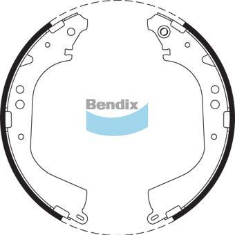 BENDIX BS1660 - Kit freno, freni a tamburo www.autoricambit.com