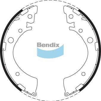 BENDIX BS1614 - Kit freno, freni a tamburo www.autoricambit.com