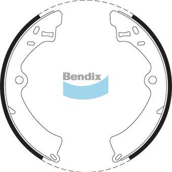 BENDIX BS1627 - Kit freno, freni a tamburo www.autoricambit.com