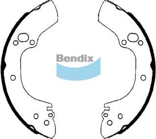 BENDIX BS1757 - Kit freno, freni a tamburo www.autoricambit.com