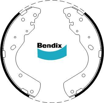 BENDIX BS1769 - Kit freno, freni a tamburo www.autoricambit.com