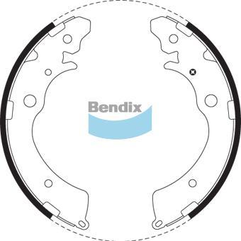 BENDIX BS1764 - Kit freno, freni a tamburo www.autoricambit.com