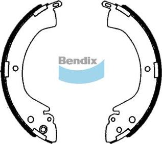 BENDIX BS1760 - Kit freno, freni a tamburo www.autoricambit.com