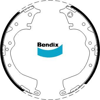 BENDIX BS1768 - Kit freno, freni a tamburo www.autoricambit.com