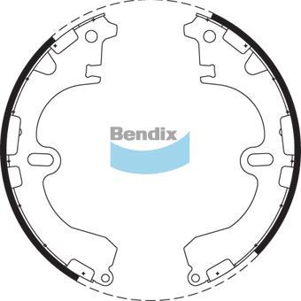 BENDIX BS1704 - Kit freno, freni a tamburo www.autoricambit.com