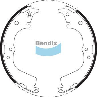 BENDIX BS1714 - Kit freno, freni a tamburo www.autoricambit.com