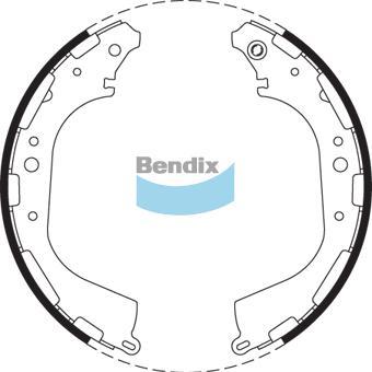 BENDIX BS1726 - Kit freno, freni a tamburo www.autoricambit.com