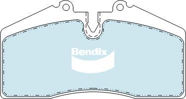 BENDIX DB439 MKT - Kit pastiglie freno, Freno a disco www.autoricambit.com