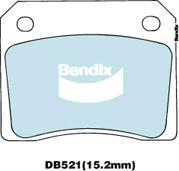 BENDIX DB521 GCT - Kit pastiglie freno, Freno a disco www.autoricambit.com