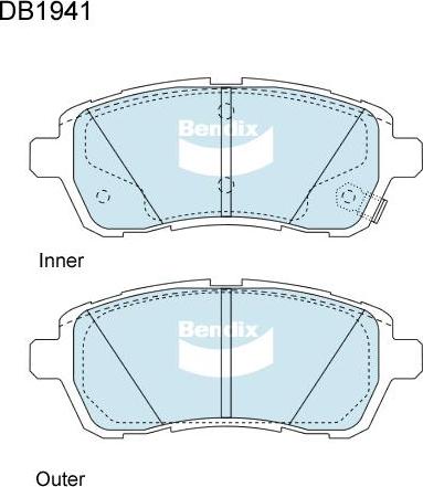 BENDIX DB1941 4WD - Kit pastiglie freno, Freno a disco www.autoricambit.com