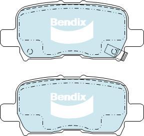 BENDIX DB1440 GCT - Kit pastiglie freno, Freno a disco www.autoricambit.com