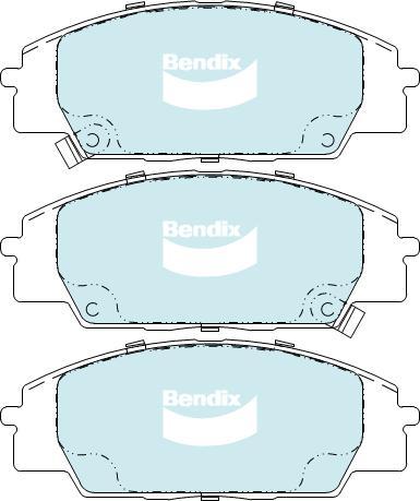 BENDIX DB1452 GCT - Kit pastiglie freno, Freno a disco www.autoricambit.com