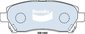 BENDIX DB1460 4WD - Kit pastiglie freno, Freno a disco www.autoricambit.com