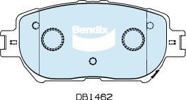 BENDIX DB1462 4WD - Kit pastiglie freno, Freno a disco www.autoricambit.com