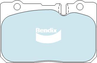 BENDIX DB1421 GCT - Kit pastiglie freno, Freno a disco www.autoricambit.com