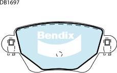 BENDIX DB1697 GCT - Kit pastiglie freno, Freno a disco www.autoricambit.com