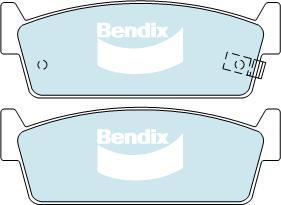 BENDIX DB1144 GCT - Kit pastiglie freno, Freno a disco www.autoricambit.com