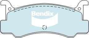 BENDIX DB1159 GCT - Kit pastiglie freno, Freno a disco www.autoricambit.com