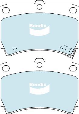 BENDIX DB1158 GCT - Kit pastiglie freno, Freno a disco www.autoricambit.com