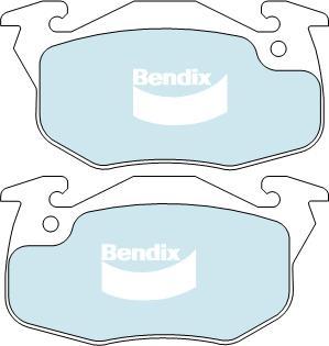 BENDIX DB1182 GCT - Kit pastiglie freno, Freno a disco www.autoricambit.com