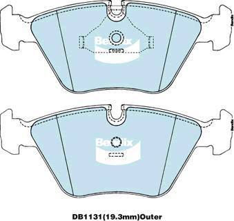 BENDIX DB1131 GCT - Kit pastiglie freno, Freno a disco www.autoricambit.com