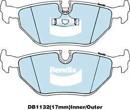 BENDIX DB1132 GCT - Kit pastiglie freno, Freno a disco www.autoricambit.com