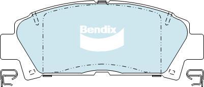 BENDIX DB1352 GCT - Kit pastiglie freno, Freno a disco www.autoricambit.com