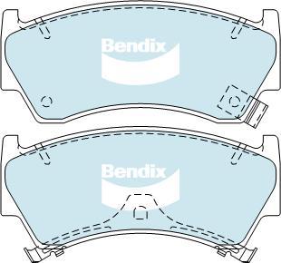 BENDIX DB1302 GCT - Kit pastiglie freno, Freno a disco www.autoricambit.com