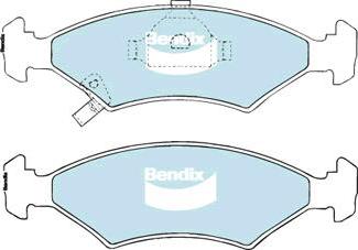 BENDIX DB1335 GCT - Kit pastiglie freno, Freno a disco www.autoricambit.com