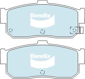 BENDIX DB1247 GCT - Kit pastiglie freno, Freno a disco www.autoricambit.com