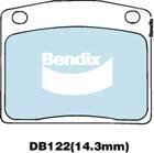 BENDIX DB122 GCT - Kit pastiglie freno, Freno a disco www.autoricambit.com