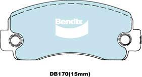 BENDIX DB170 GCT - Kit pastiglie freno, Freno a disco www.autoricambit.com