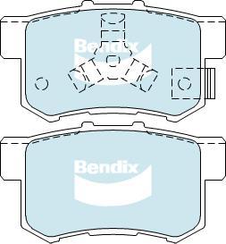 BENDIX DB1728 4WD - Kit pastiglie freno, Freno a disco www.autoricambit.com