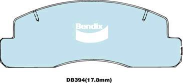 BENDIX DB394 GCT - Kit pastiglie freno, Freno a disco www.autoricambit.com