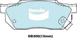 BENDIX DB300 GCT - Kit pastiglie freno, Freno a disco www.autoricambit.com