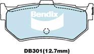 BENDIX DB301 GCT - Kit pastiglie freno, Freno a disco www.autoricambit.com